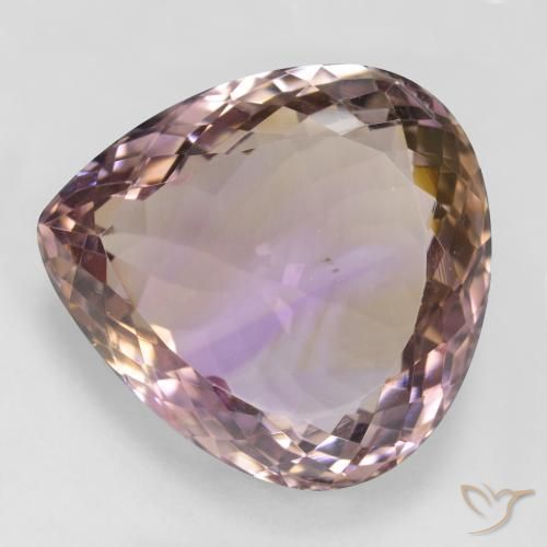 31.30ct Natural Bi-color Ametrine, Pear Shape, VS