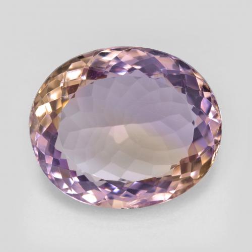 Bi-color Ametrine Gem - 16.4ct Oval Facet (ID: 596680)