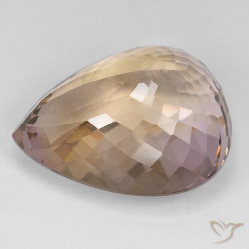 Ametrine Gemstone in 24.3 x 19.9 mm Size for Sale, Ametrine Stone in Bi-color Color