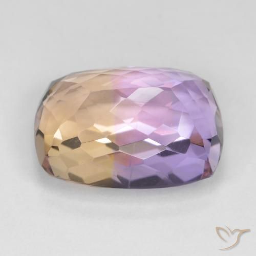 Ametrine Gemstone in 18 x 13 mm (calibrated) Size for Sale, Ametrine Stone in Bi-color Color