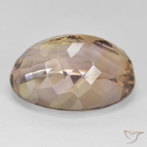 Ametrine Gemstone in 20 x 15 mm (calibrated) Size for Sale, Ametrine Stone in Bi-color Color