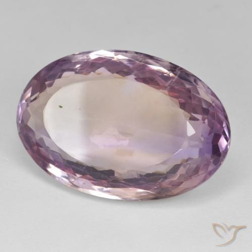 23.52 ct Bi-color Ametrine Stone, Natural Ametrine in Oval Facet Shape for Sale
