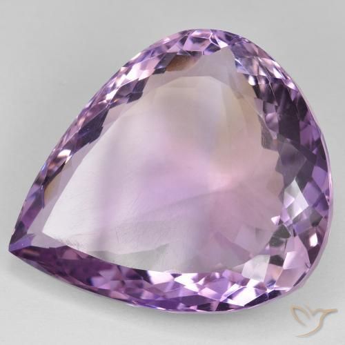 33.36 ct Bi-color Ametrine Stone, Natural Ametrine in Pear Facet Shape for Sale