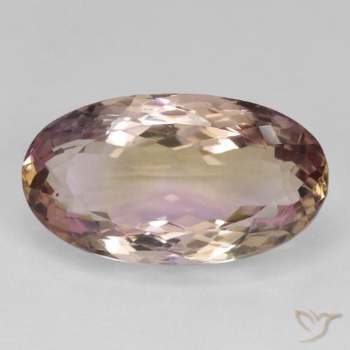 19.81ct Natural Bi-color Ametrine, Oval, VVS-VS