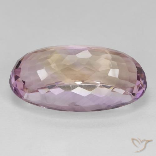 Ametrine Gemstone in 22.7 x 12.7 mm Size for Sale, Ametrine Stone in Bi-color Color
