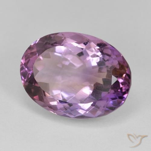 Bi-color Ametrine Gem - 14.6ct Oval Facet (ID: 605571)