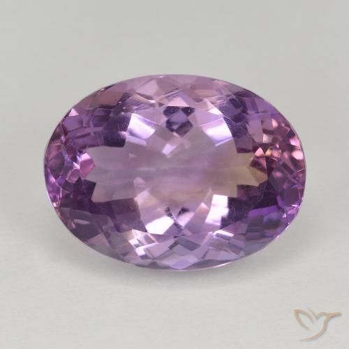 14.62 ct Bi-color Ametrine Stone, Natural Ametrine in Oval Facet Shape for Sale