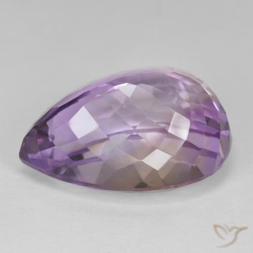 Ametrine Gemstone in 20.3 x 18.6 mm Size for Sale, Ametrine Stone in Bi-color Color