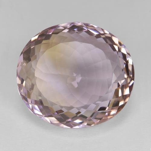 Ametrina Bicolor Corte Portuguesa en Forma Óvalo de 25.68 ct de Brasil, dimensión 19 x 17mm, piedra preciosa natural No tratado, claridad vvs-vs, Ametrina de 1 pieza en color Bicolor, dureza Mohs de 7 Adecuado para joyas de uso diario, Photo A