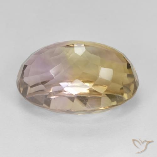 Ametrine Gemstone in 17.8 x 12 mm Size for Sale, Ametrine Stone in Bi-color Color