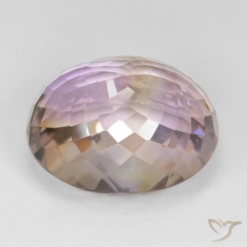 Ametrine Gemstone in 18.9 x 15.6 mm Size for Sale, Ametrine Stone in Bi-color Color