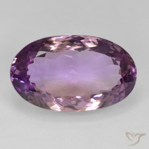21.3 x 13mm Oval Bi-color Ametrine from Brazil, Weight of 17.98ct, Natural untreated Gemstone in VS Clarity, 1pc Oval Facet Ametrine - Color: Bi-color, Mohs Hardness of 7 suitable for daily wear jewelry, Photo A