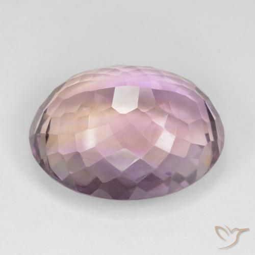 Ametrine Gemstone in 19 x 15.5 mm Size for Sale, Ametrine Stone in Bi-color Color