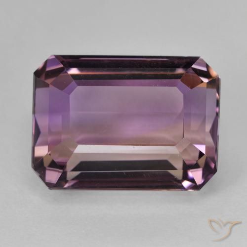 出售 9,78 克拉八边形双色紫黄晶, 13,7 x 10 mm 毫米 | GemSelect