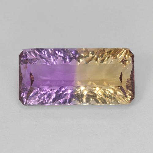 Ametrine bicolore taglio ottagonale da 6,59 ct dal Brasile, dimensione 17,1 x 8,4mm, pietra preziosa naturale non trattati , purezza VVS-VS, Ametrine Ottagono taglio concavo da 1 pz, durezza Mohs di 7 adatto per gioielli da indossare ogni giorno, Photo A
