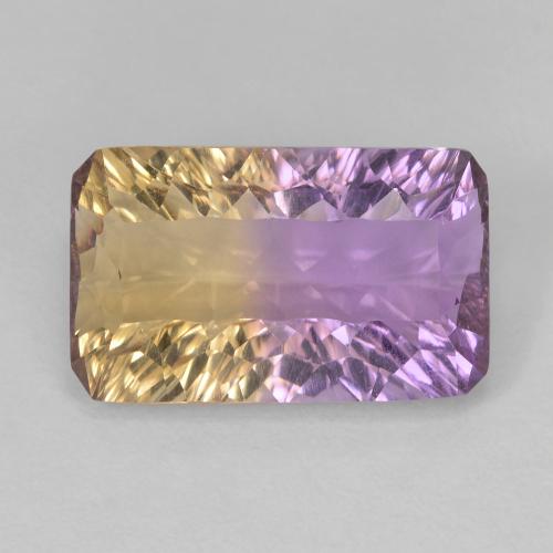 Ametrine bicolore taglio ottagonale da 4,68 ct dal Brasile, dimensione 13,7 x 8,4mm, pietra preziosa naturale non trattati , purezza VVS-VS, Ametrine Ottagono taglio concavo da 1 pz, durezza Mohs di 7 adatto per gioielli da indossare ogni giorno, Photo A