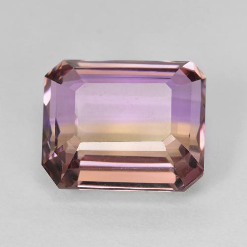 7,14ct Taglio ottagonale bicolore Ametrine dal Brasile, Dimension 12,3 x 10,2mm, Natural non trattati Gemstone, VVS-VS Clarity, 1 piece Ametrine in Bi-Colore Color, Mohs Hardness of 7 adatto per gioielli da indossare ogni giorno, Photo A