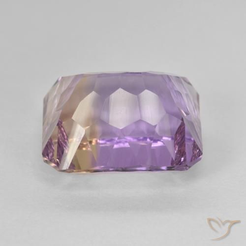 Ametrine Gemstone in 13 x 11 mm (calibrated) Size for Sale, Ametrine Stone in Bi-color Color