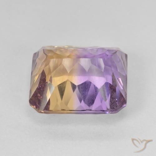 Ametrine Gemstone in 12.6 x 11.2 mm Size for Sale, Ametrine Stone in Bi-color Color