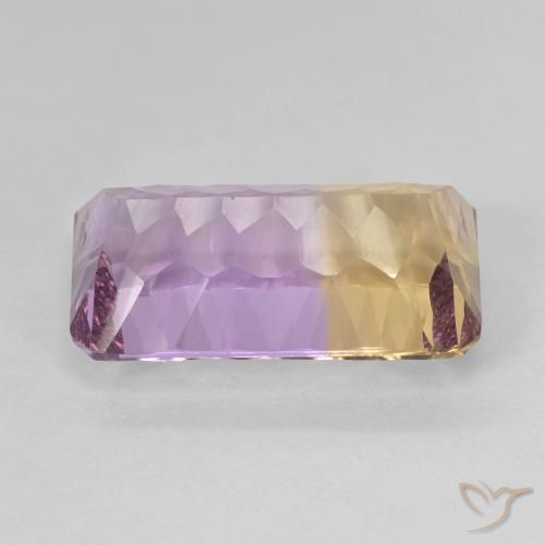 Ametrine Gemstone in 15.4 x 8.8 mm Size for Sale, Ametrine Stone in Bi-color Color