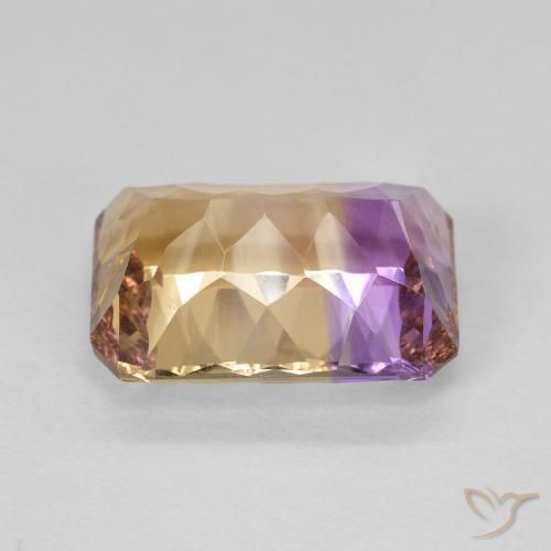 Ametrine Gemstone in 12.9 x 9.5 mm Size for Sale, Ametrine Stone in Bi-color Color