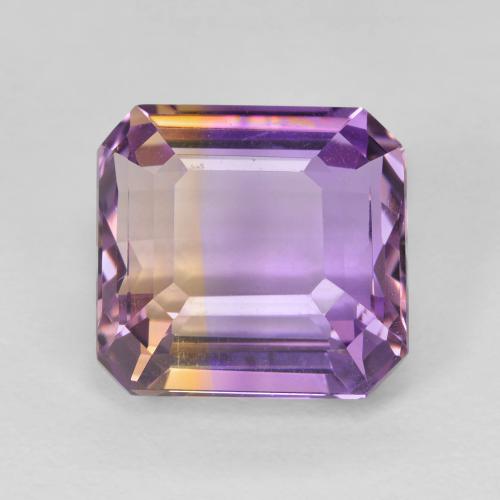 Ametrina Bicolor Corte Octágono / Esmeralda de 5 ct de Brasil, dimensión 10,2 x 9,7mm, piedra preciosa natural No tratado, claridad vvs-vs, Ametrina Corte octagonal de 1 pieza, dureza de Mohs de 7 Adecuado para joyas de uso diario , Photo A