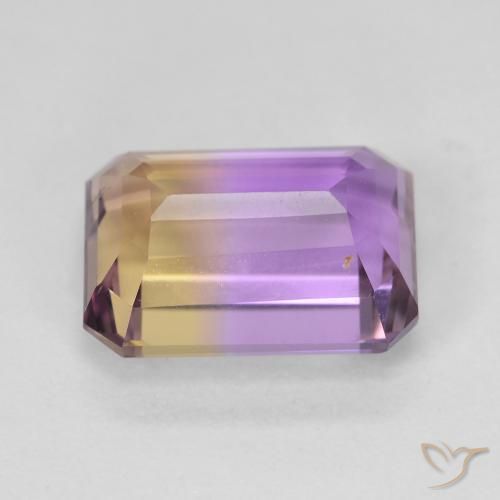 Ametrine Gemstone in 11.8 x 8.7 mm Size for Sale, Ametrine Stone in Bi-color Color