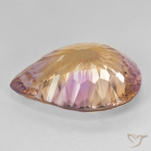 Ametrine Gemstone in 22.9 x 16.7 mm Size for Sale, Ametrine Stone in Bi-color Color