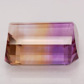 Ametrine Gemstone in 18 x 13 mm (calibrated) Size for Sale, Ametrine Stone in Violet Golden Color