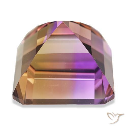 Ametrine Gemstone in 19 x 19 mm (calibrated) Size for Sale, Ametrine Stone in Bi-color Color