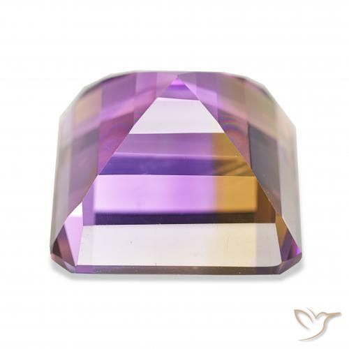 Ametrine Gemstone in 19 x 19 mm (calibrated) Size for Sale, Ametrine Stone in Bi-color Color