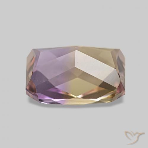 Ametrine Gemstone in 9 x 7 mm (calibrated) Size for Sale, Ametrine Stone in Bi-color Color