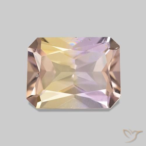 1.66ct Bi-color Ametrine, Emerald Cut, VVS-VS
