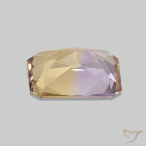Ametrine Gemstone in 9 x 7 mm (calibrated) Size for Sale, Ametrine Stone in Bi-color Color