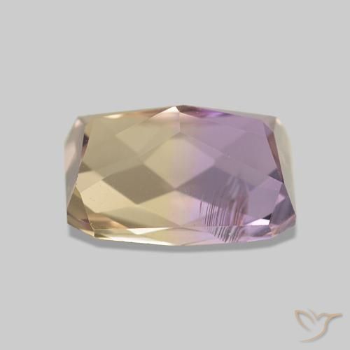 Ametrine Gemstone in 9 x 7 mm (calibrated) Size for Sale, Ametrine Stone in Bi-color Color