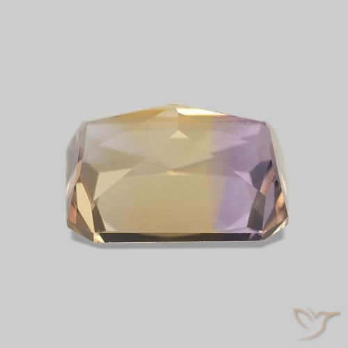 Ametrine Gemstone in 9 x 7 mm (calibrated) Size for Sale, Ametrine Stone in Bi-color Color