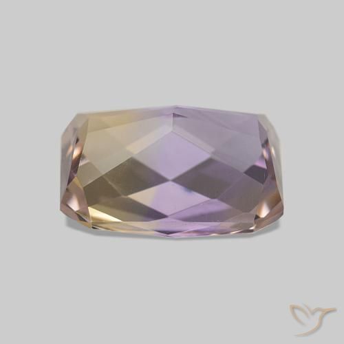 Ametrine Gemstone in 9 x 7 mm (calibrated) Size for Sale, Ametrine Stone in Bi-color Color