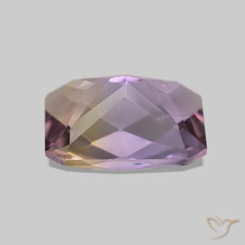 Ametrine Gemstone in 9 x 7 mm (calibrated) Size for Sale, Ametrine Stone in Bi-color Color