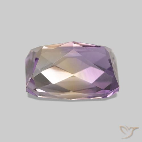 Ametrine Gemstone in 9 x 7 mm (calibrated) Size for Sale, Ametrine Stone in Bi-color Color