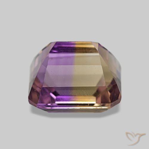 Ametrine Gemstone in 8.7 x 8.1 mm Size for Sale, Ametrine Stone in Bi-color Color