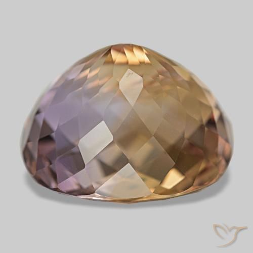 Ametrine Gemstone in 16 x 14.7 mm Size for Sale, Ametrine Stone in Bi-color Color