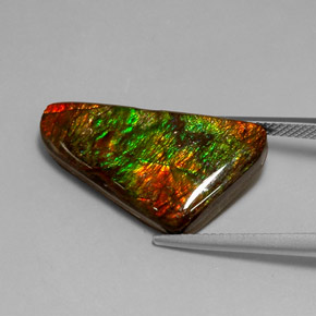 Ammolite Gemstone in 28.4 x 16.5 mm Size for Sale, Ammolite Stone in Multicolor Color