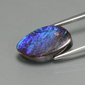 Ammolite Gemstone in 15.1 x 8.4 mm Size for Sale, Ammolite Stone in Multicolor Color