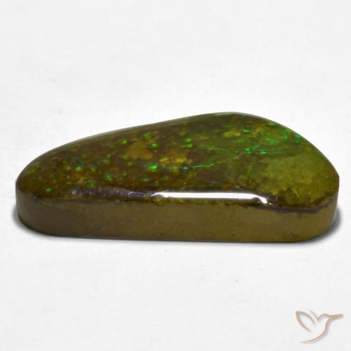 Ammolite Gemstone in 26.5 x 13.3 mm Size for Sale, Ammolite Stone in Multicolor Color