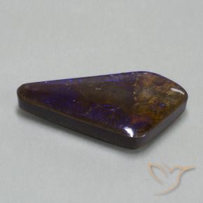 19.82 ct Multicolor Ammolite Stone, Natural Ammolite in Fancy Cabochon Shape for Sale