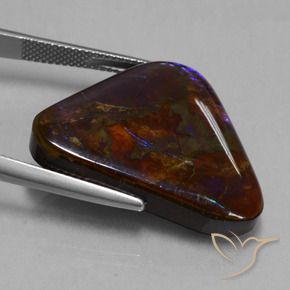 Ammolite Gemstone in 28.3 x 21.3 mm Size for Sale, Ammolite Stone in Multicolor Color