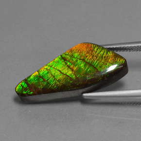 Ammolite Gemstone in 28 x 12.4 mm Size for Sale, Ammolite Stone in Multicolor Color