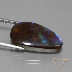 Ammolite Gemstone in 24.7 x 13.2 mm Size for Sale, Ammolite Stone in Multicolor Color