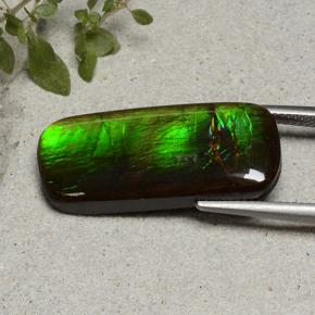 Ammolite Gemstone in 29.3 x 12.8 mm Size for Sale, Ammolite Stone in Multicolor Color