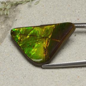 Ammolite Gemstone in 29.6 x 18.2 mm Size for Sale, Ammolite Stone in Multicolor Color
